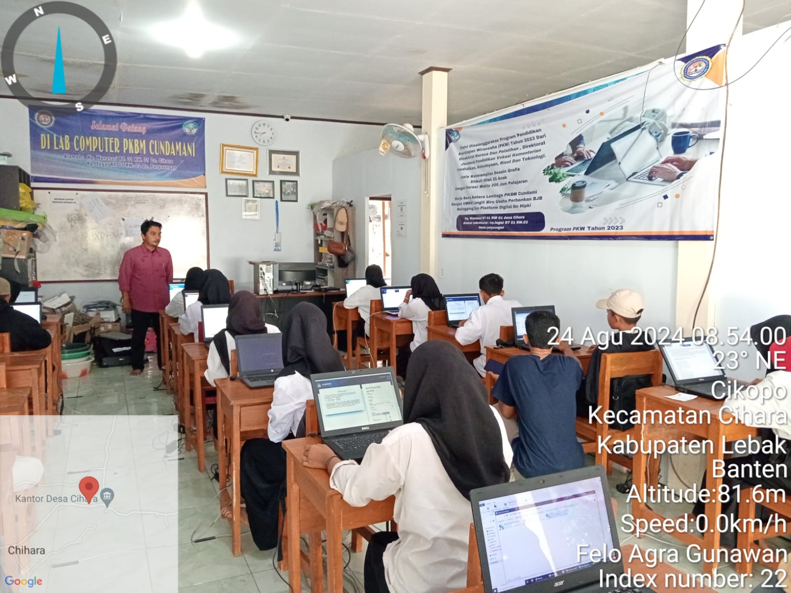 PKBM Cundamani Gelar Asesmen Berbasis komputer ANBK Paket C Setara SMA Puluhan Peserta Didik Mengikutinya