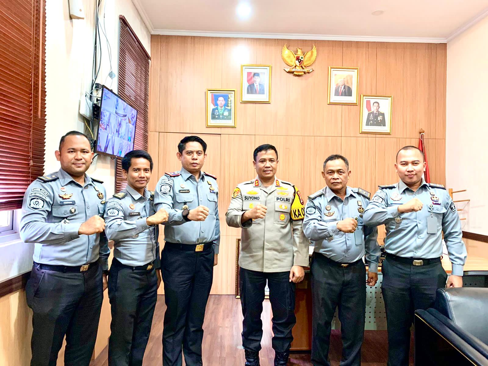 Kokohkan Harmonisasi Institusi, Kalapas Rangkasbitung Kunjungi Polres Lebak