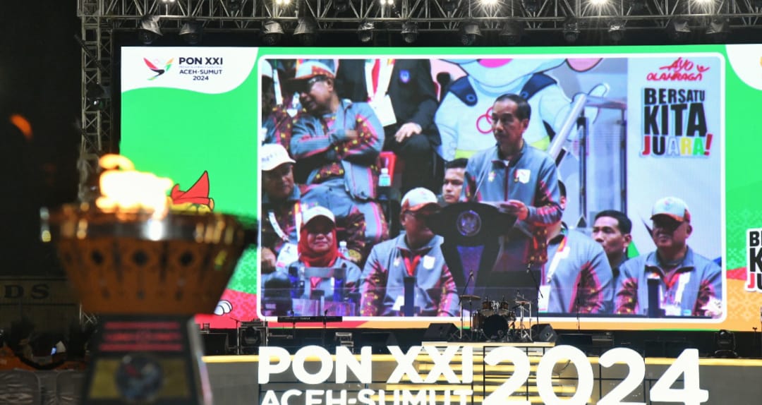 Pembukaan PON XXI Aceh-Sumut 2024 di Sumatera Utara Berlangsung Meriah