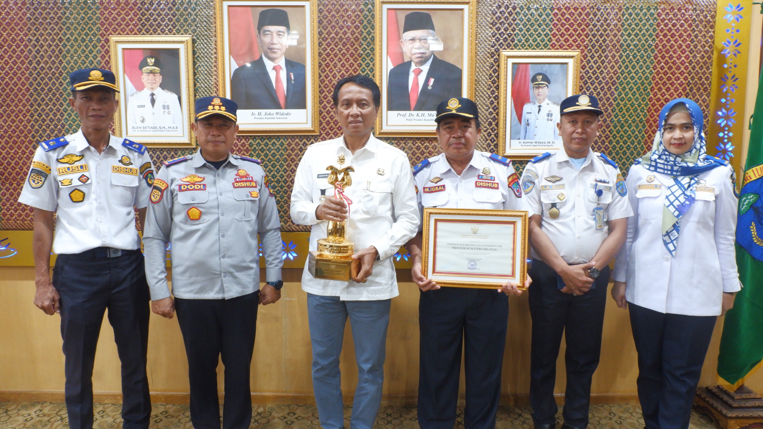 Baik Tata Trasportasi Publik, OKI Terima Penghargaan WTN