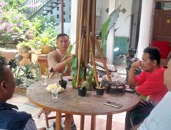 Bhabinkamtibmas Sambang Tokoh Masyarakat RW 09 Kp Teluk Buyung