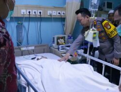 Kapolres Tangsel, Jenguk Anak Korban Laka Lantas, Perkara Naik Ke Tahap Penyidikan