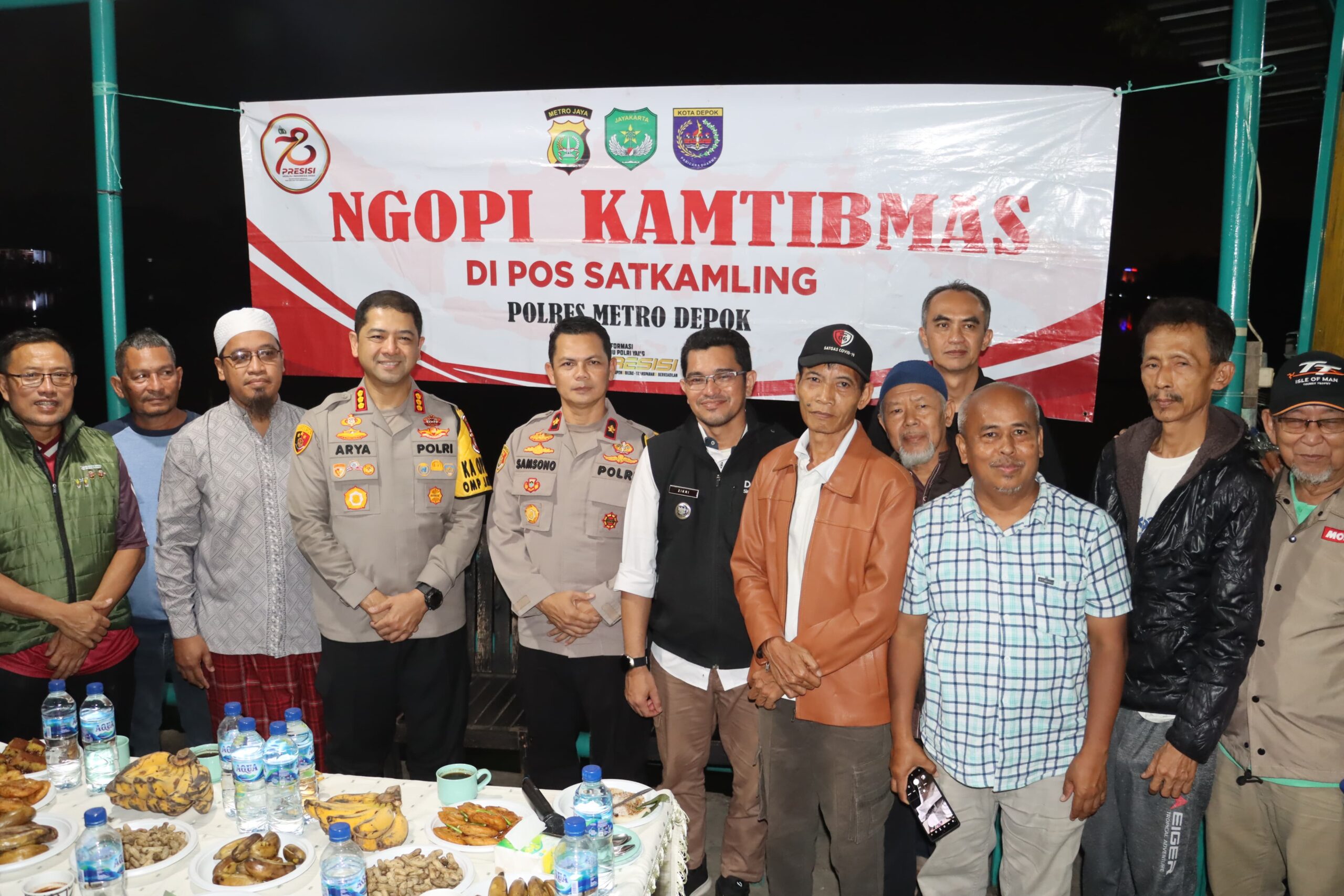 Kapolres Metro Depok Gelar Ngopi Kamtibmas   