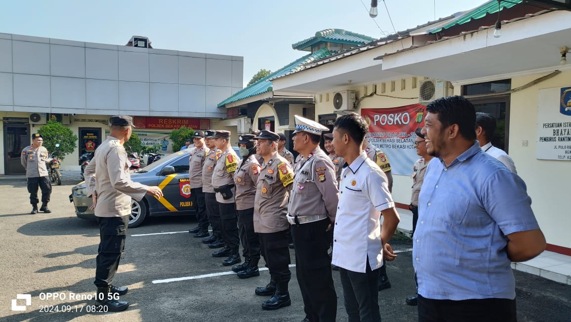 Polsek Bekasi Selatan Intensifkan Patroli Wilayah dan Cooling System Jelang Pilkada 2024