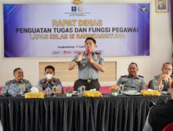 Pertajam Kinerja, Kalapas Rangkasbitung Pimpin Konsolidasi seluruh Petugas