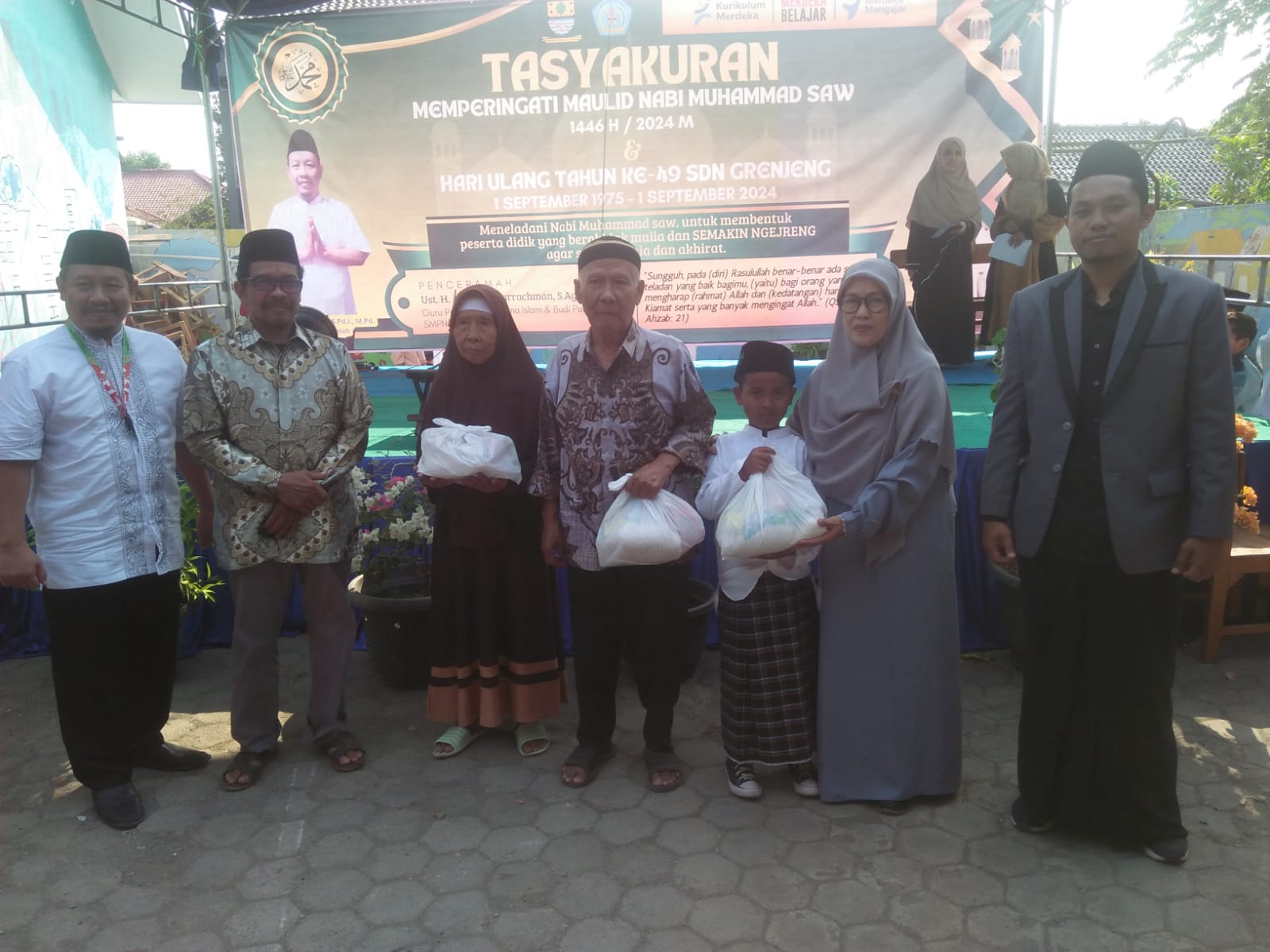 Tasyakuran HUT SDN Grenjeng Ke-49 dan Maulid Nabi Muhammad SAW 1446 H 