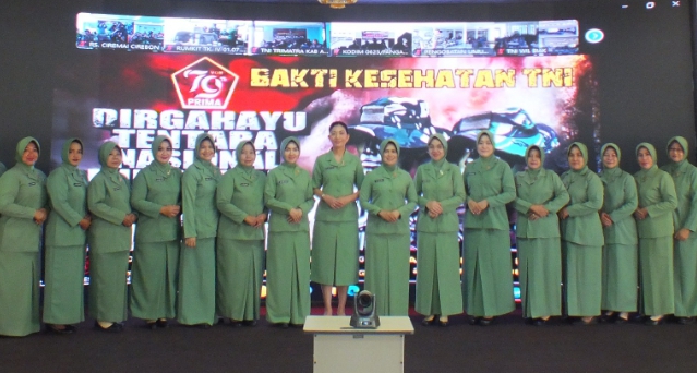 Dandim 0614/Kota Cirebon Hadiri Kegiatan Bakti Kesehatan TNI, Dalam Rangka HUT TNI ke-79 Tahun 2024