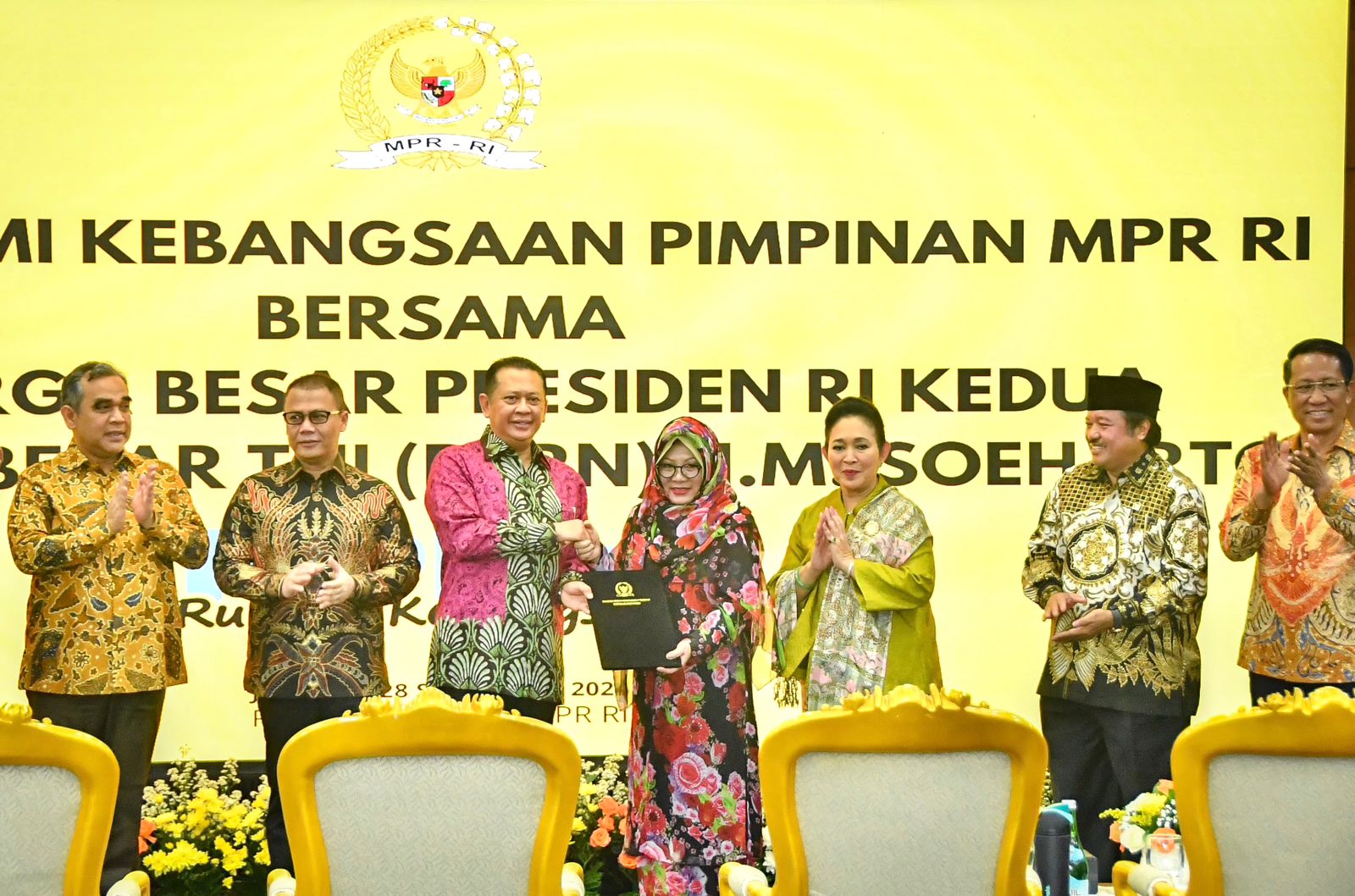 Silaturahmi Kebangsaan Pimpinan MPR Dengan Keluarga Besar (alm) Presiden RI ke-2 Soeharto