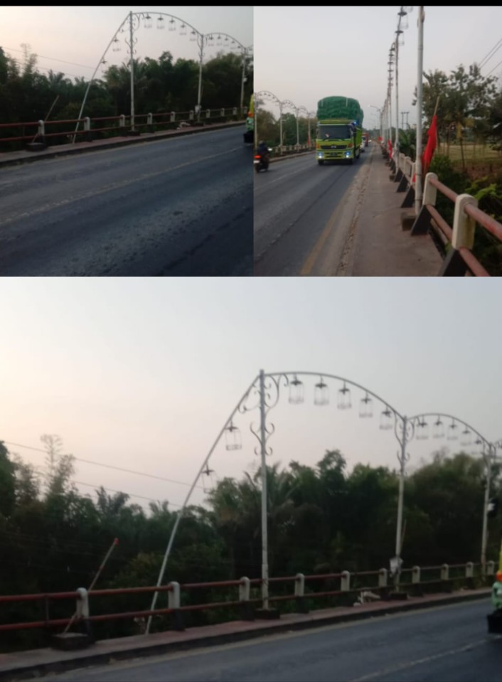 Polemik Lampu Jalan Jantung Kota Lamteng, Dipertanyakan Pemuda Setempat