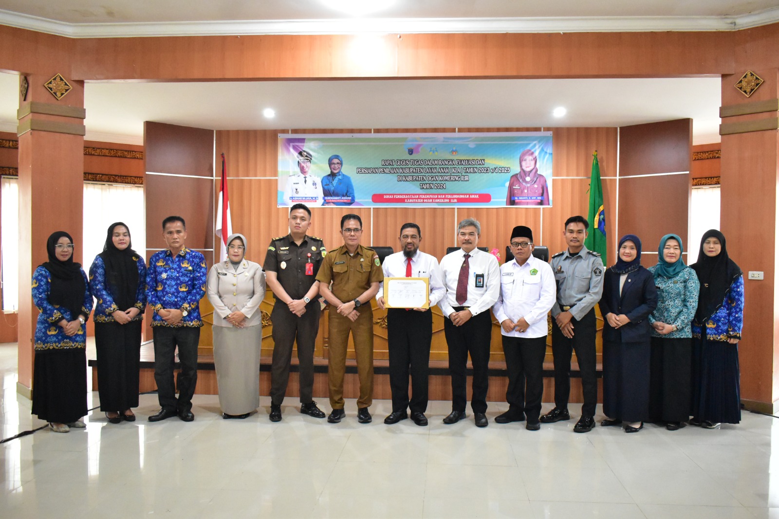 Rakor Gugus Tugas KLA OKI Komitmen Ciptakan Lingkungan yang Aman dan Ramah bagi Anak-anak.