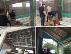Parah Pemasangan Rangka Baja di SDN 2 Selaraja Warunggunung Soal Rehabilitasi
