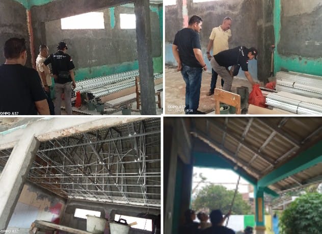 Parah Pemasangan Rangka Baja di SDN 2 Selaraja Warunggunung Soal Rehabilitasi