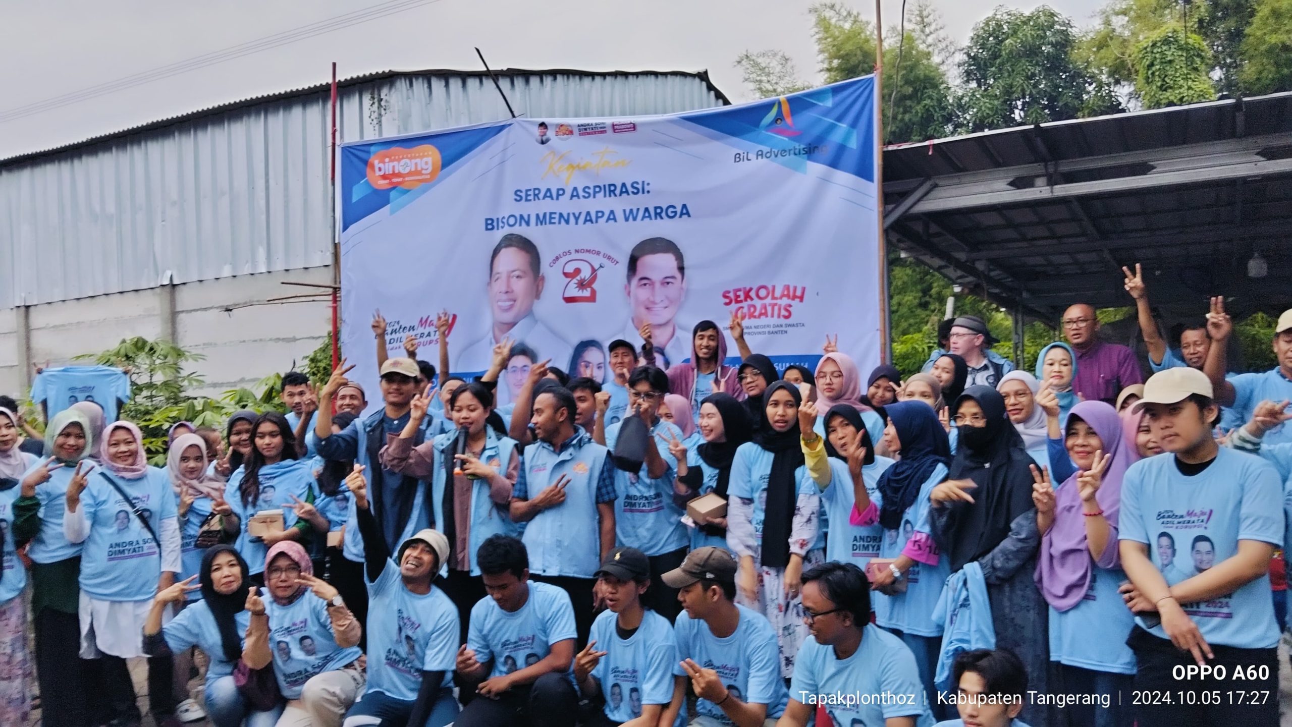 Barisan Intelektual Strategi Objektif Nasional (BISON) Melakukan Kegiatan Serap Aspirasi Dengan Menyapa Warga Dan Pemuda-Pemudi Perumahan Binong Permai