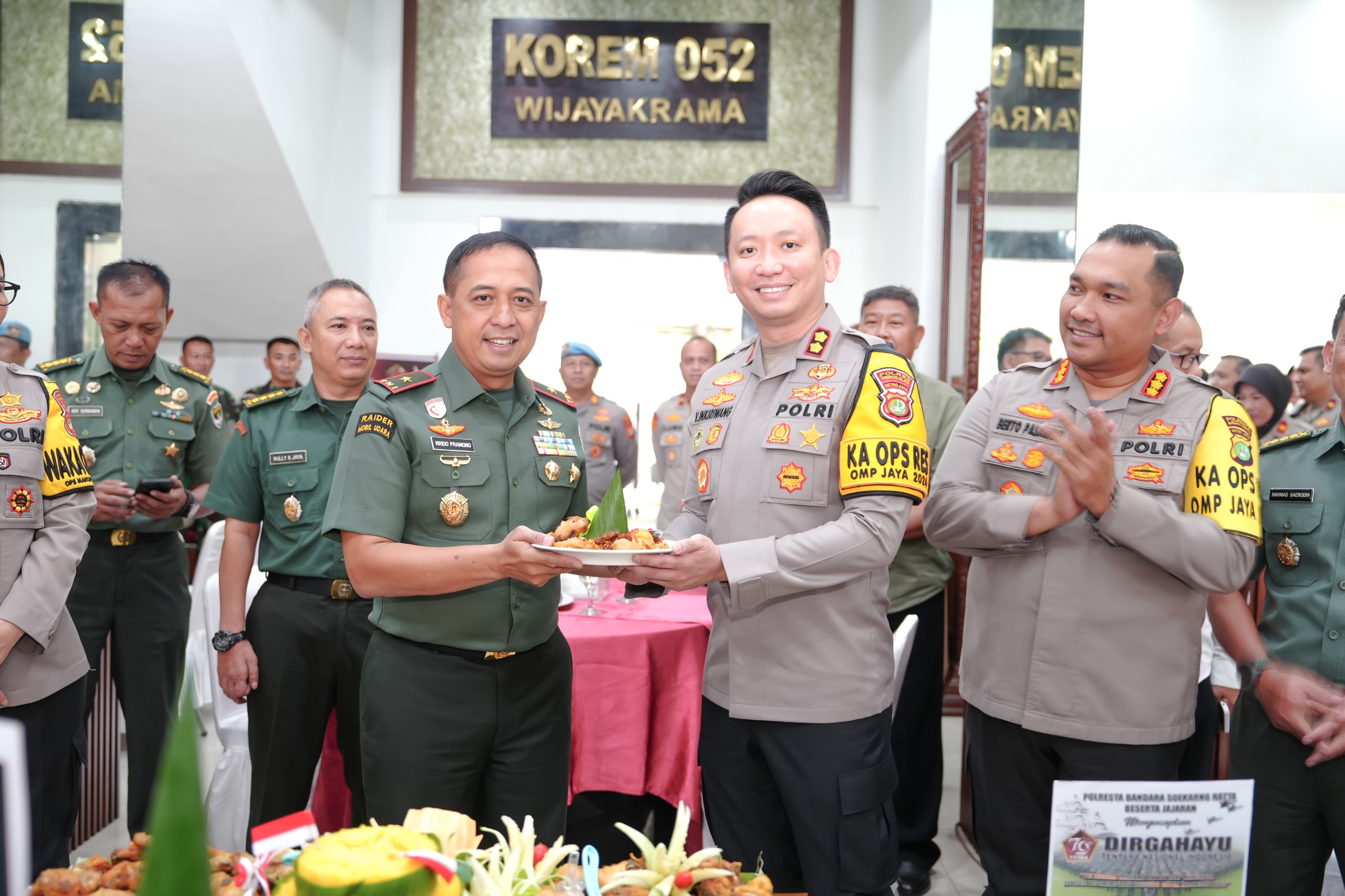 Korem 052/Wijayakrama Dapat Surprise Dari Tiga Kapolres