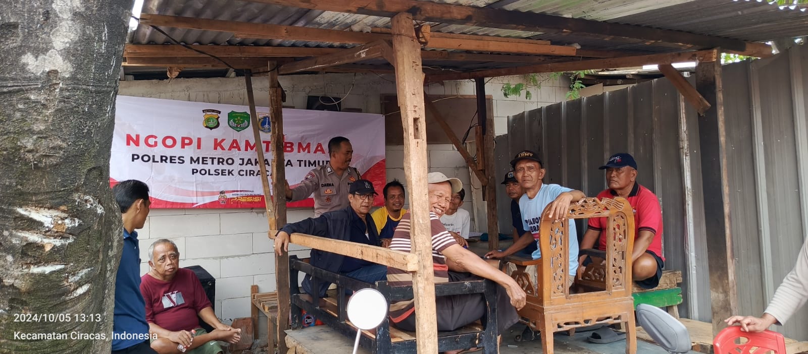 Membangun Sinergi Melalui Ngopi Kamtibmas, Jelang Pilkada Serentak 2024 Di Ciracas