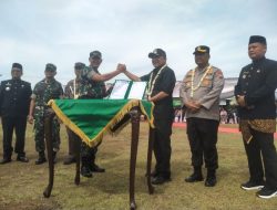 Pembagian Paket Sembako Warnai Penutupan TMMD Desa Pandeyan