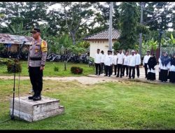Tiga Hal Yang Disampaikan Kapolsek Simpang Ulim Saat Menjadi Pembina Upacara di MAN 4 Aceh Timur