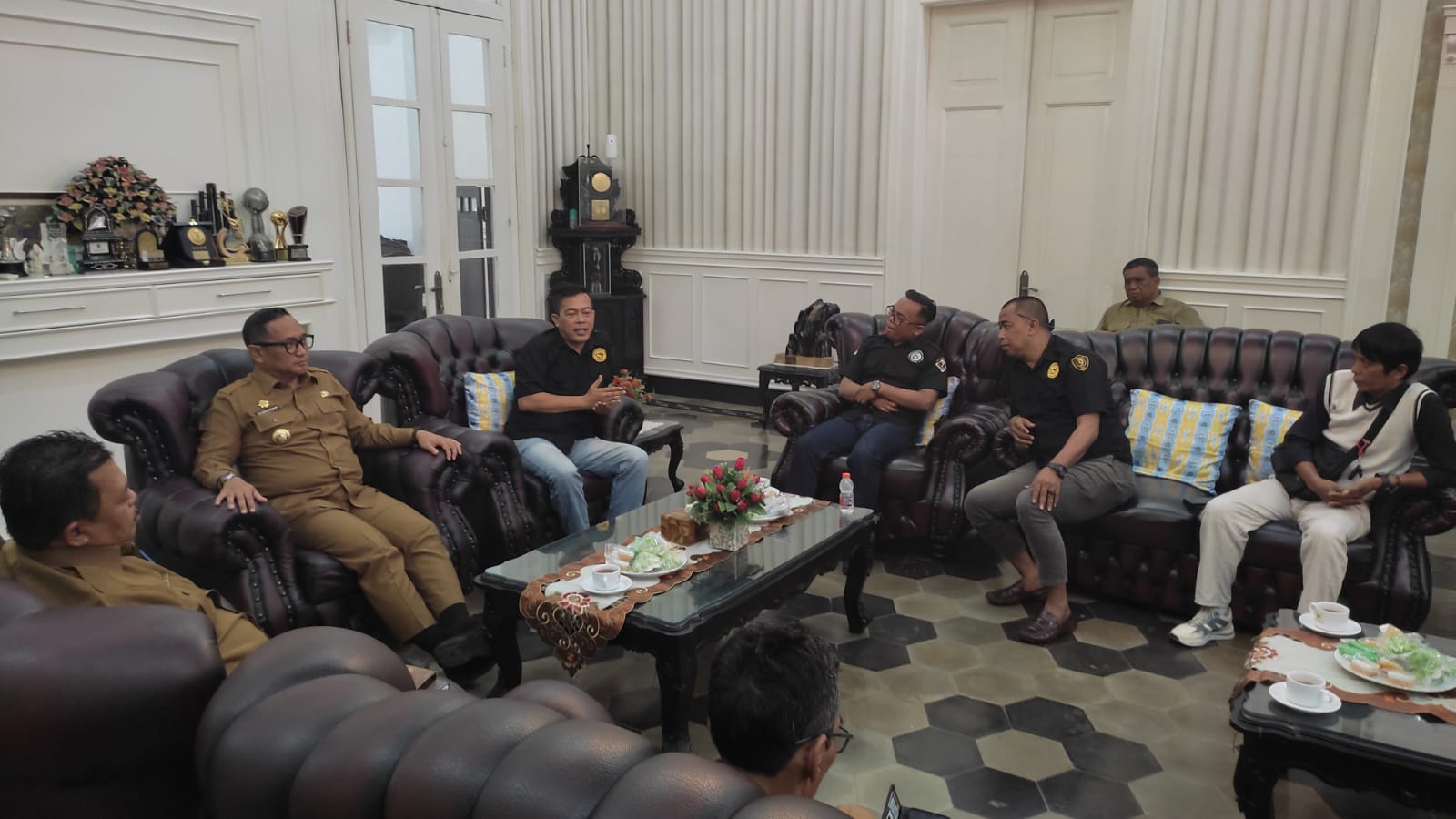 Forum wartawan Lebak ajak Audensi PJ.Bupati Lebak