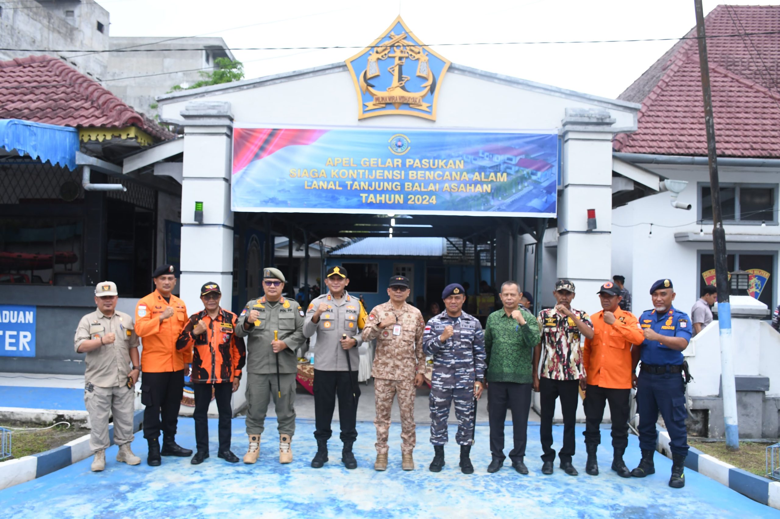 Lanal TBA Laksanakan Apel Gelar Pasukan Siaga Kontijensi Bencana