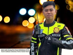 Perwira Muda Polri Asal Bumi Arung Palakka Kini Menjabat Sebagai Kanit Gakkum Satlantas Polres Kediri Kota