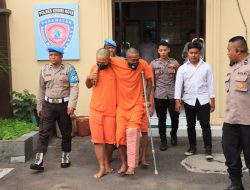 Tim Opsnal Resmob Sat Reskrim Polres Kediri Kota Bekuk Empat Pelaku Perampokan Spesialis Minimarket