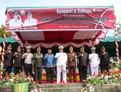 Lanal Nias Bersama Forkopimda Nias Selatan Laksanakan Upacara Hari Pahlawan