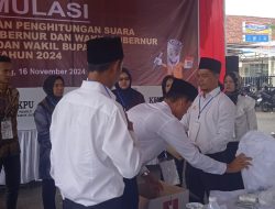 KPU OKI Gelar Simulasi Pemungutan dan Perhitungan Surat Suara Pilkada 2024, Diikuti PPK dan PPS