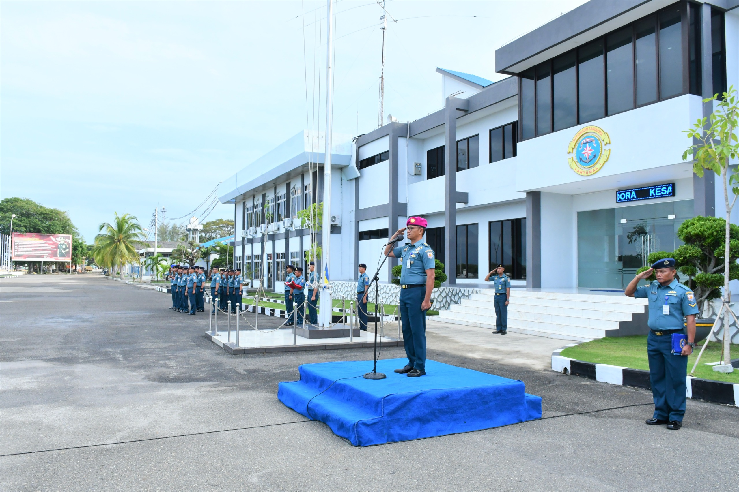 Upacara Bendera di Mako Lantamal I, Aspotmar Sampaikan Penekanan Khusus Kasal