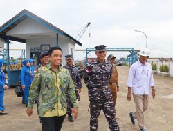 Tinjau Kesiapan Operasional Satuan Jajaran, Danlanal Dumai Laksanakan Kunker Ke Pos TNI AL Kuala Enok