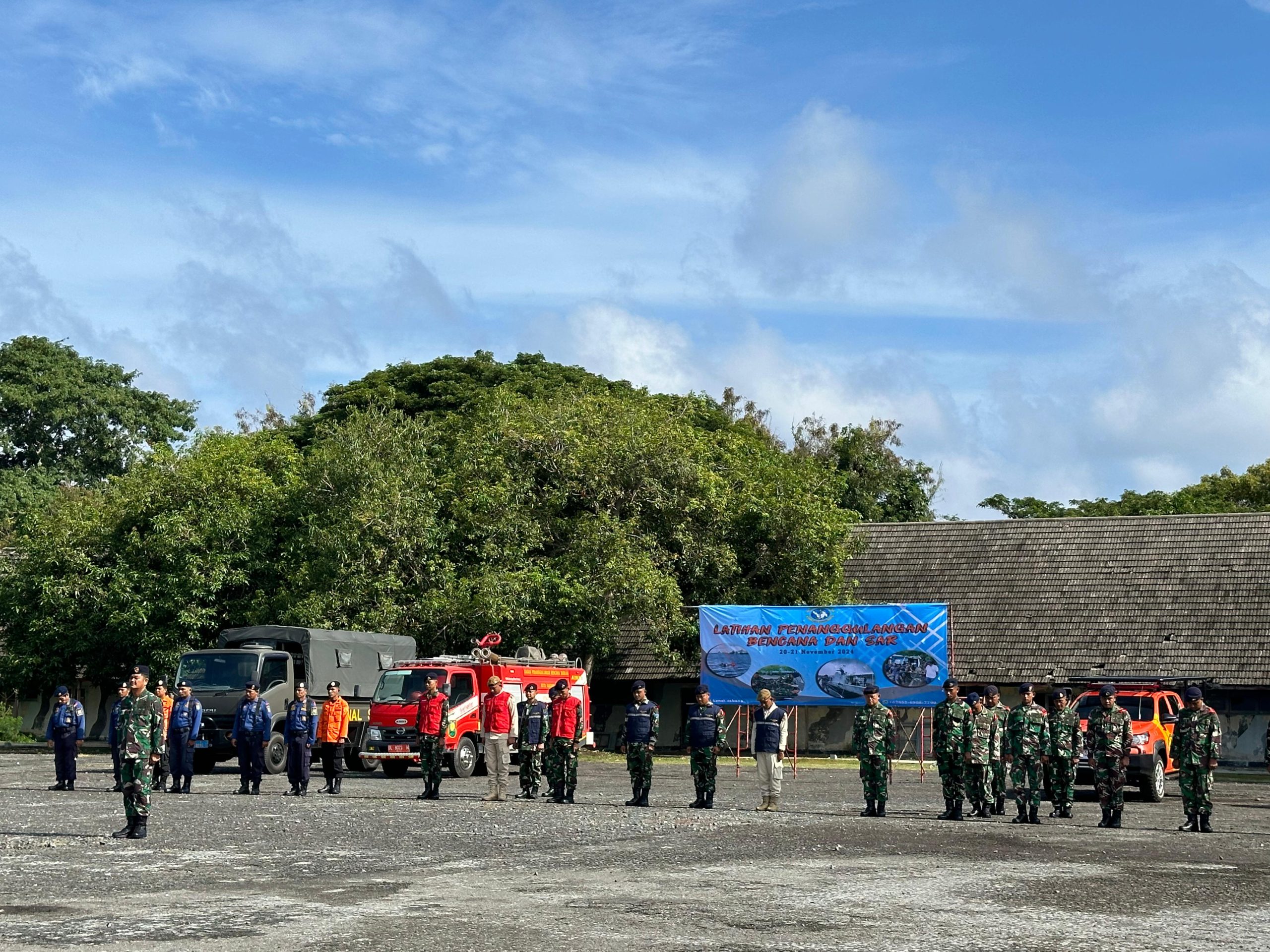 Antisipasi Bencana Alam, Lanal Sabang Gelar Latihan Terpadu Penanggulangan Bencana Alam dan SAR Bersama Basarnas dan BPBD
