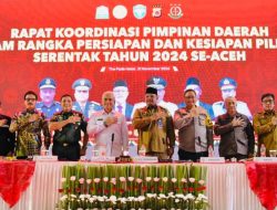 Pangdam Iskandar Muda menjadi narasumber pada Rakorpimda Pilkada Aceh 2024