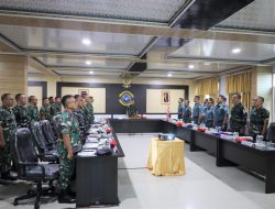 Danlanal Simeulue Hadiri Rapat Staf dan Komando Jajaran Lantamal I