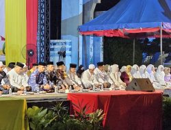 Danlanal Bintan Hadiri Acara Tabligh Akbar Peringati Hari Jadi Kabupaten Bintan Ke-76 Tahun 2024