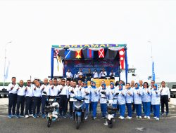 Meriahkan HUT Armada RI Tahun 2024, Danlantamal I dan Ketua Korcab I DJA I Olahraga Bersama Dengan Prajurit Lantamal I