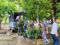 Jelang HUT Armada RI Ke-79 Tahun 2024, Lanal Sabang Bersihkan Komplek Perumahan TNI AL di Sabang