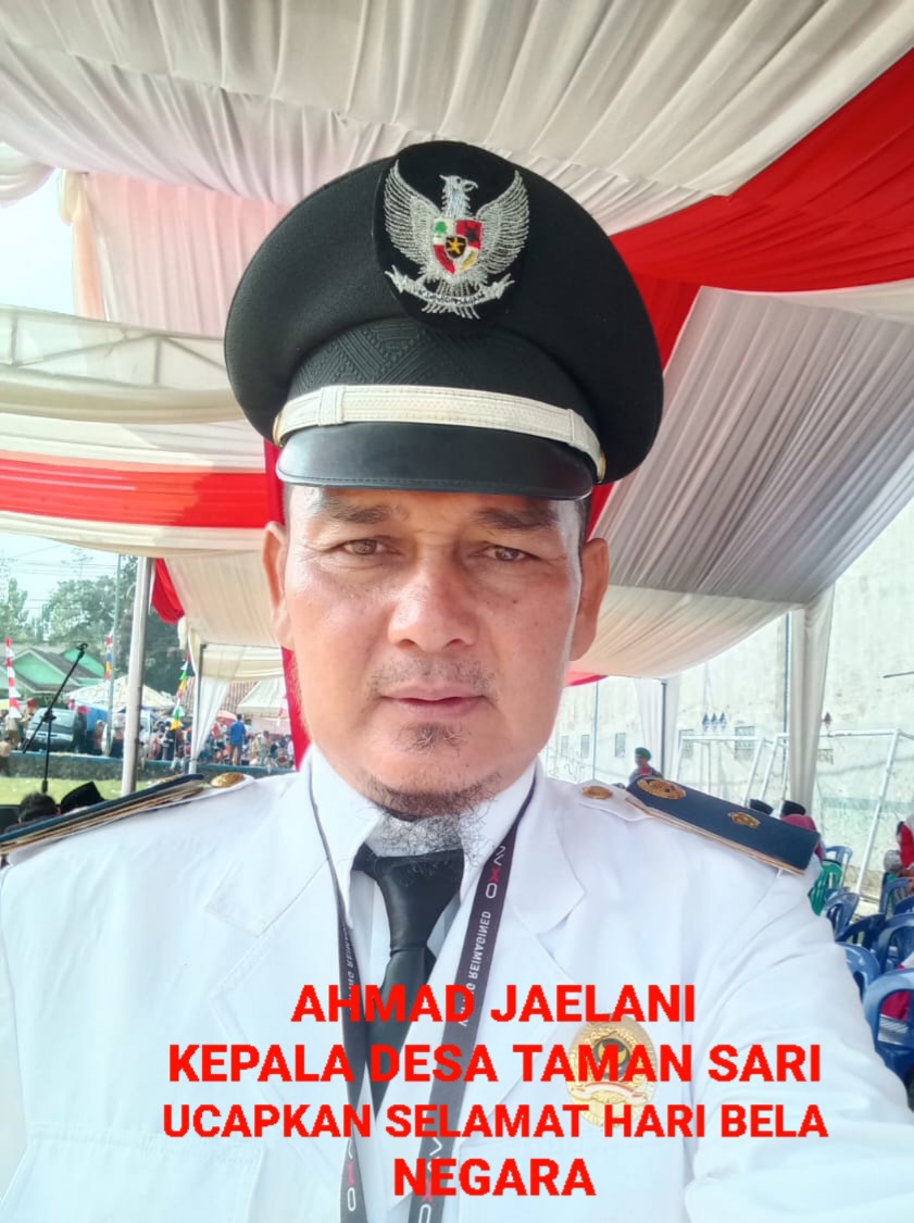 Kades Taman Sari Ucapkan Selamat Hari Belq Negara