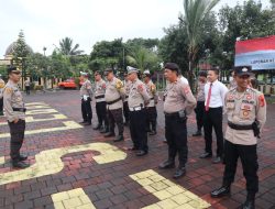 Pastikan Rapat Pleno Terbuka Aman dan Lancar, Polres Lebak Laksanakan Pengamanan