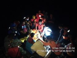 Semangat Pantang Menyerah, Tim SAR Gabungan TNI AL Berhasil Temukan Jenazah Nelayan Korban Kecelakaan Laut di Perairan Pulau Rupat