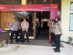 Pastikan Aman dan Terkendali Kabag Ops Polres Lebak Pimpin Pengamanan Hitung Suara Tk. KPU Lebak