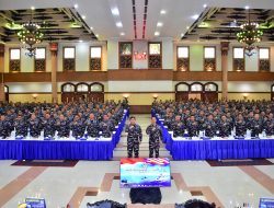 Komandan Lanal Tarempa Hadiri Apel Komandan Satuan 2024