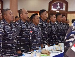 Danlanal Simeulue Hadiri Apel Komando Satuan Tahun 2024 di Bumimoro Surabaya