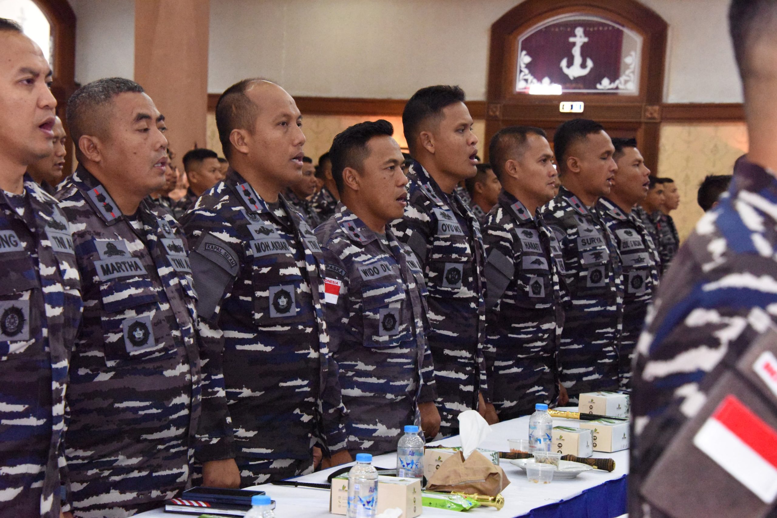 Danlanal Simeulue Hadiri Apel Komando Satuan Tahun 2024 di Bumimoro Surabaya