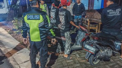 Minggu Dini Hari, Polres Kediri Kota Gelar Patroli Cipta Kondisi Skala Besar