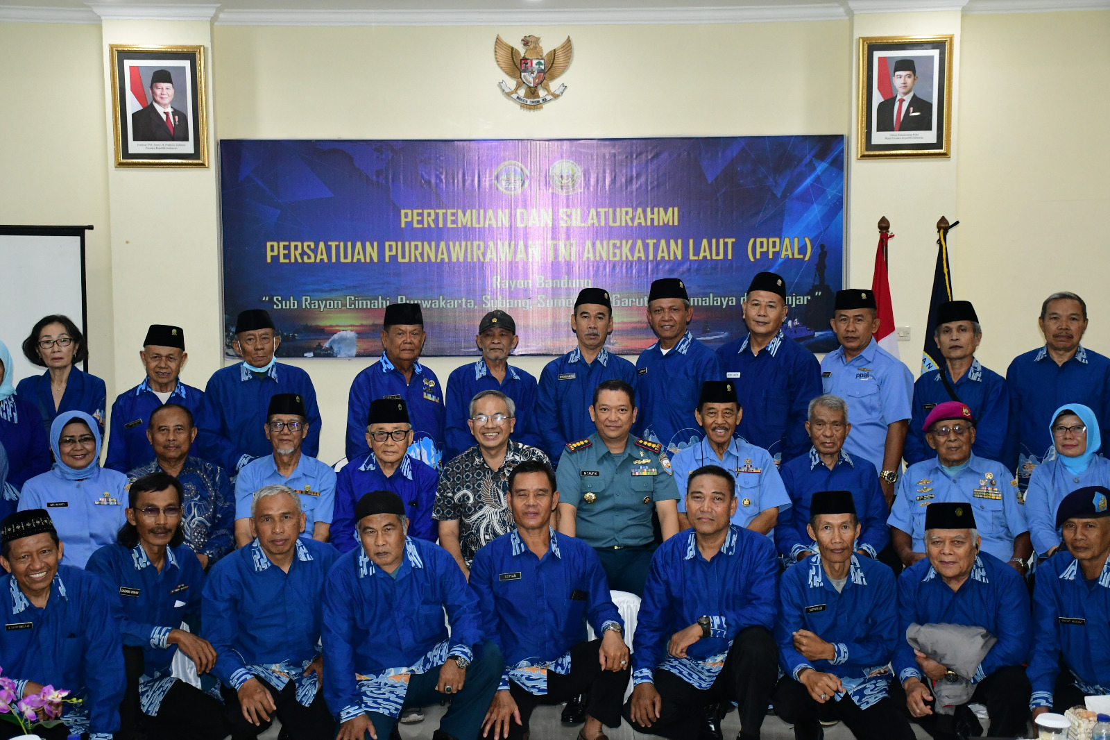 Komandan Lanal Bandung Hadiri Tatap Muka Dengan PPAL Rayon Bandung