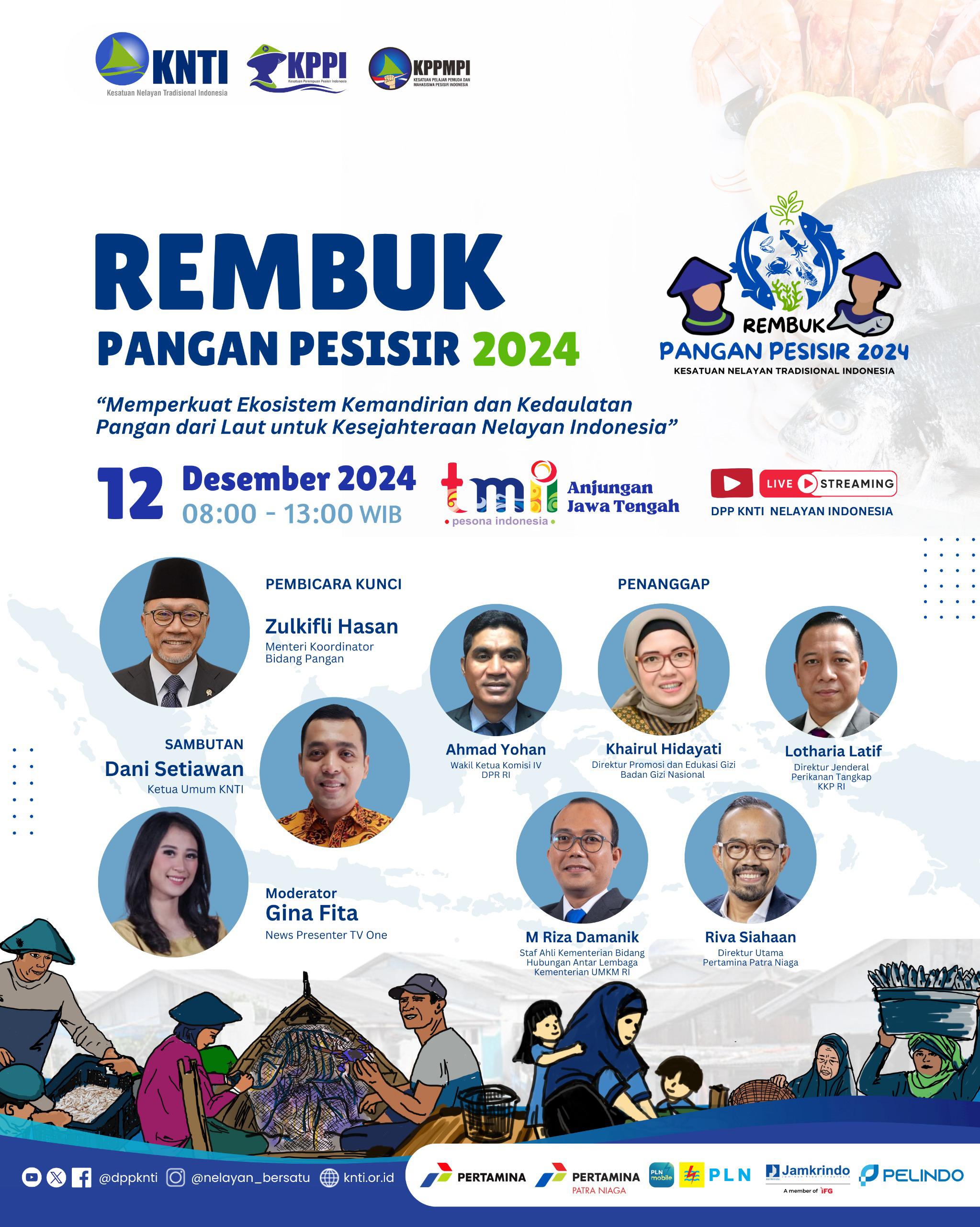 Ketua KNTI Bintan Hadiri Rembuk Pangan Pesisir Nasional Siap sampaikan Isu isu Pangan di Wilayah Perbatasan dan Pulau Pulau Terluar Di Bintan  Provinsi Kepri.