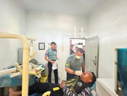 Prajurit Lanal Simeulue Laksanakan Pemeriksaan Urikkes Rutin Tahun 2024