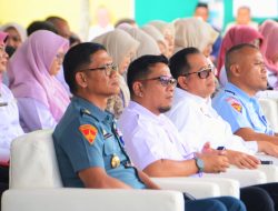 Lantamal I Hadiri Launching Gerakan Makan Sehat Bergizi Serentak dan Deklarasi Sekolah Ramah Anak Se-Sumatera Utara