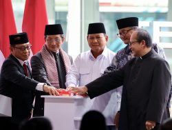 Presiden Prabowo Resmikan Terowongan Silaturahim, Simbol Kerukunan Antar umat Beragama