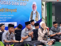 Refleksi Akhir Tahun dan Istighosah Bersama Abuya Muhtadi, : Lapas Rangkasbitung Songsong WBBM 2025