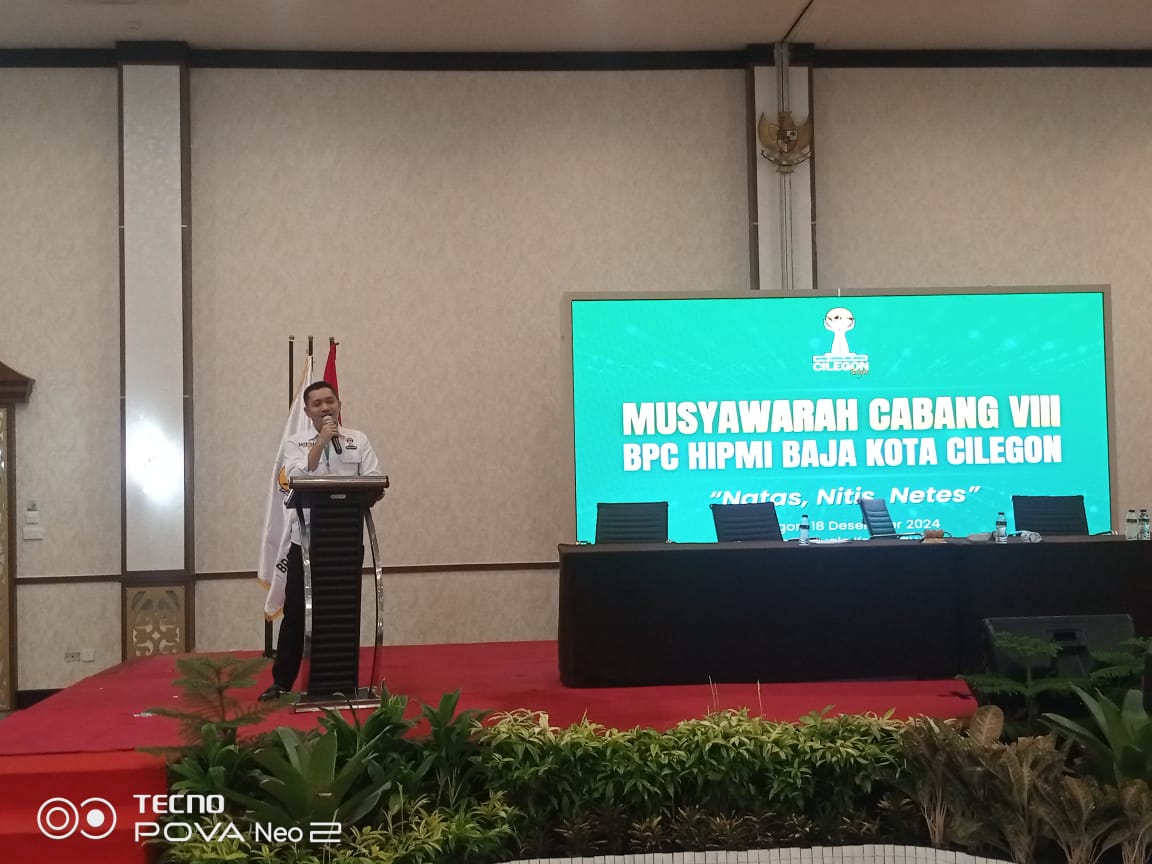 Secara Aklamasi, IIvan Ferdiansyah Resmi Nahkodai HIPMI BAJA Kota Cilegon